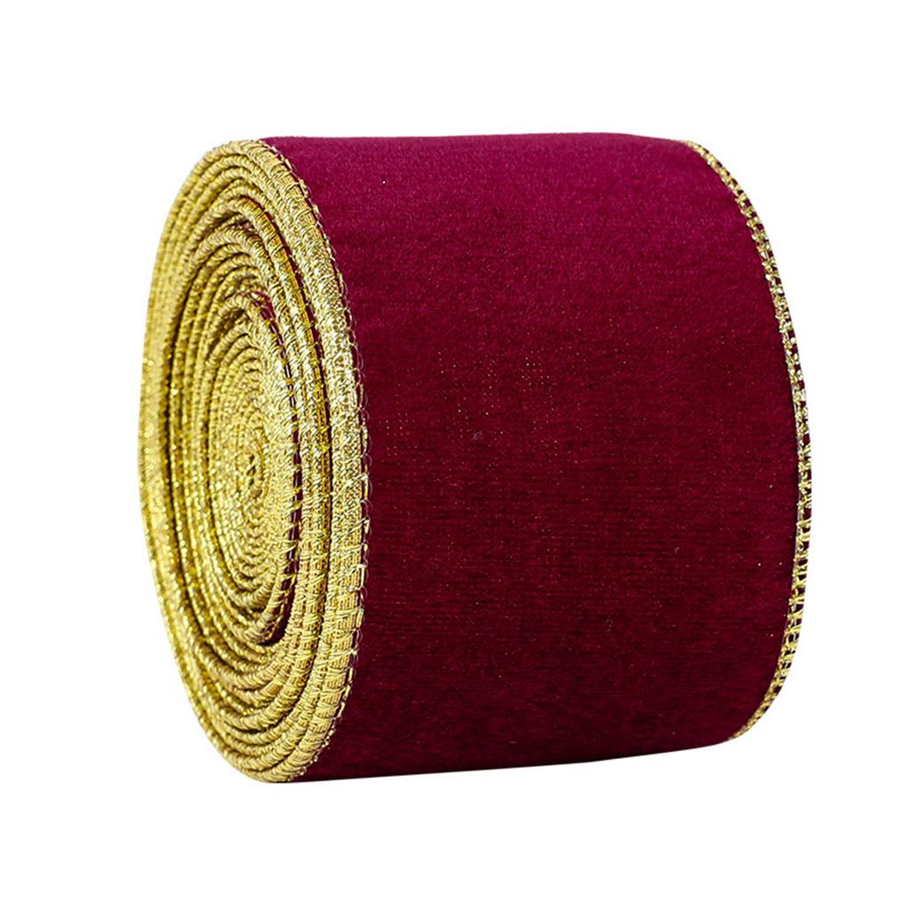 Christmas Irish Velvet Ribbon 1 Roll Handmade Children Adult DIY Crafts