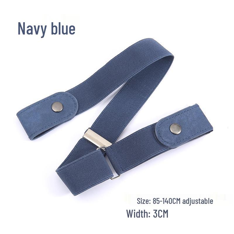Women's Invisible Elastic Waist Belt for Jeans - Adjustable Leather Waistline Tightener