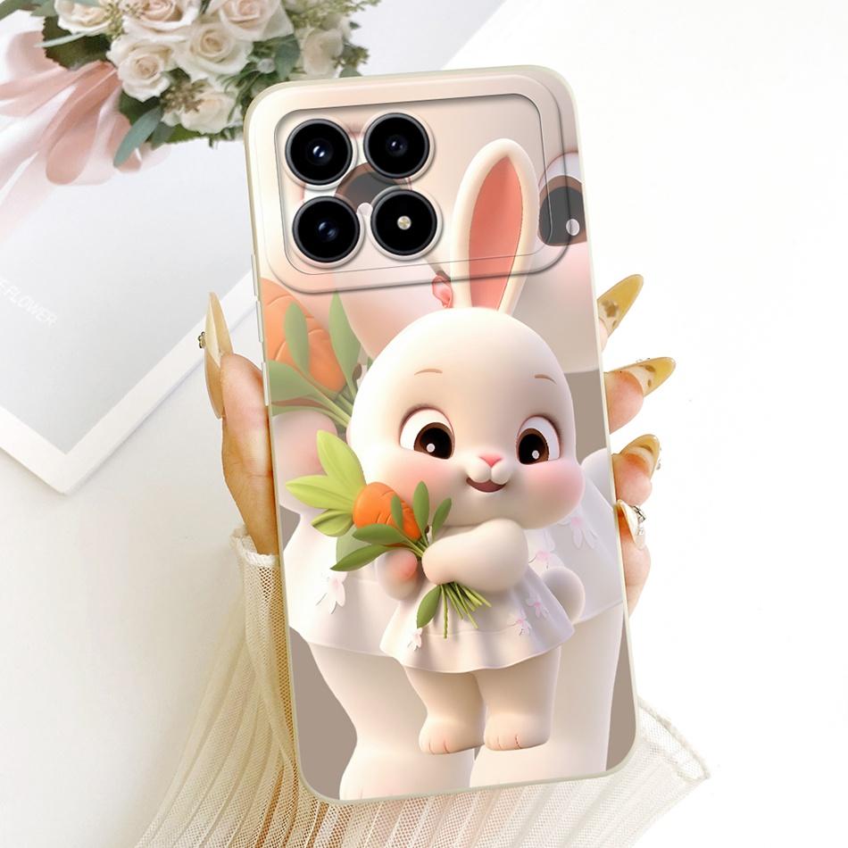 Für Xiaomi Redmi K90 Niedliche Katze Blume Cartoon Handyhülle Für Redmi K 90 K90 Pro Max 5G Stoßfeste Weiche Silikonhüllen Stoßfänger