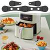 Magnetic Buckle Air Fryer Silicone Parchment Paper Heat Resistant Airfryer Liner Fixing Supplies Reusable Non-Stick Baking Mat