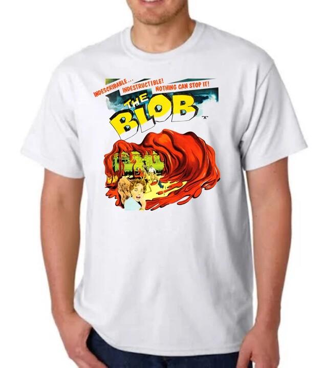THE BLOB CLASSIC T-shirt KENNER MEGO SHIRT MOVIE TEE MCQUEEN 1958 L