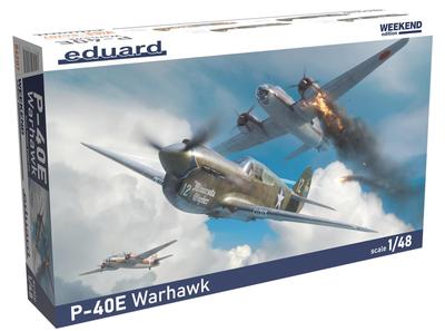 Eduard Weekend Edition Warhawk Plastic Model Kit EDU84207 1/48 P-40E (Airplane)