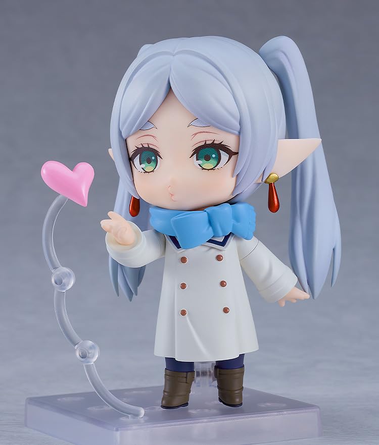 Nendoroid Funeral of Freiren Freiren Winter Uniform Plastic Painted Movable Figure Ver. Non-scale