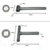 Motorcycle Engine Valve Screw Adjusting Spanner Tool Valve clearance adjustment tools + Feeler gauge 0.02-1