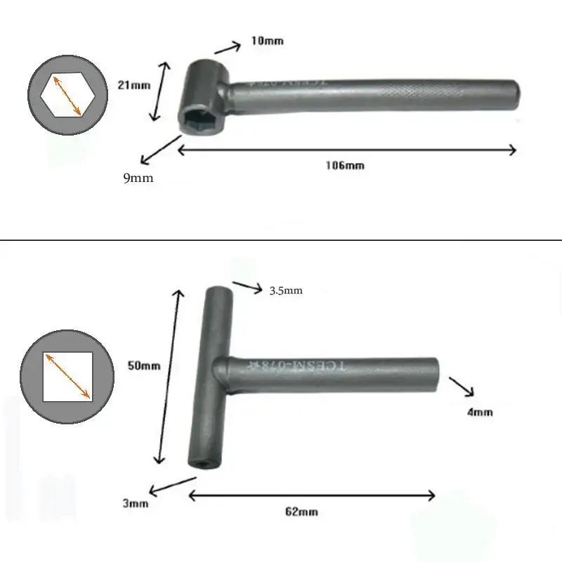 Motorcycle Engine Valve Screw Adjusting Spanner Tool Valve clearance adjustment tools + Feeler gauge 0.02-1