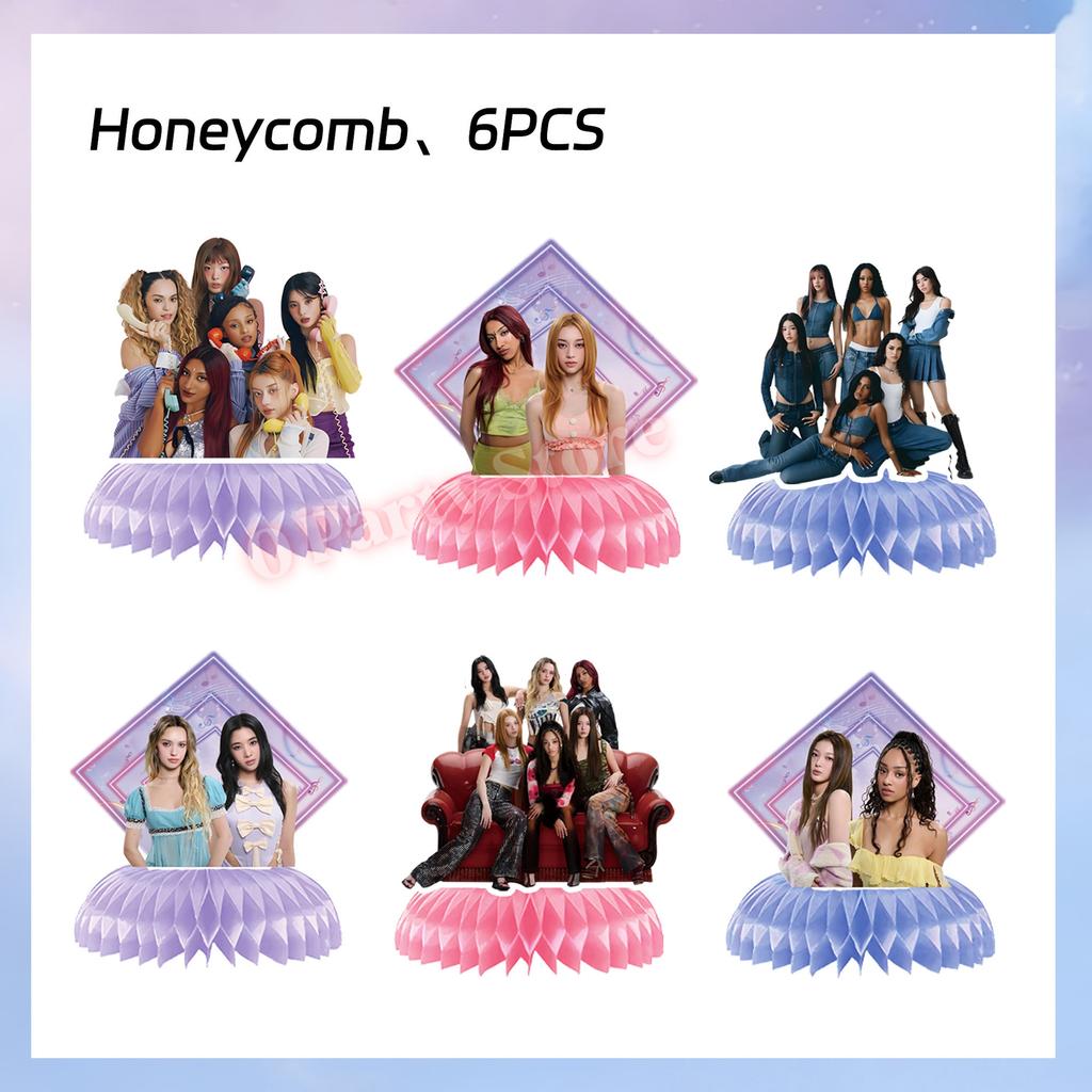 Kpop K&Katseye Birthday Party Decoration Plate Cup Banner Balloon for Girl Party Favor Idol Fans Gift Baby Shower Event Supplies