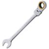 TOP Swivel Ratchet Combination Wrench, 14mm Across Flats, 180° Swivel Angle, 5° Feed Angle, Gear Wrench FRC-14