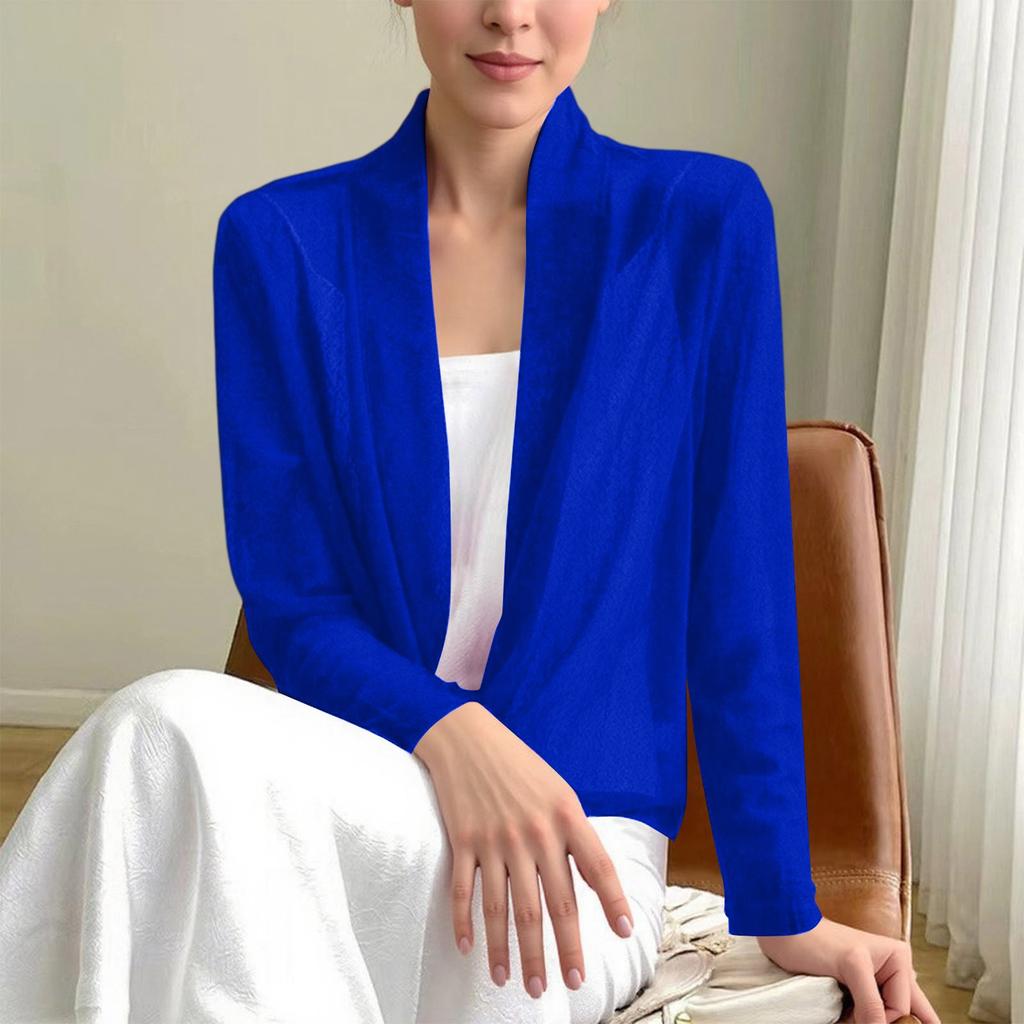 Damenmode Lässig Mode Schnürung Zwei-Wege Strickjacke Temperament Stretch Jacke