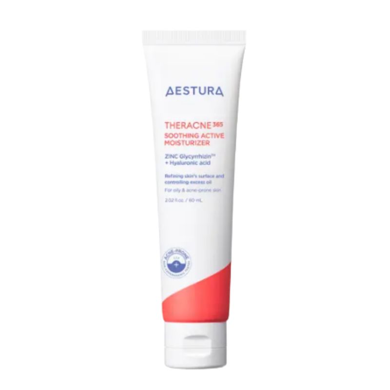 Aestura Theracne365 Soothing Active Moisturizer 60ml – Calming & Oil-Control Hydrating Cream