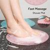 Foot Massage Shower Bathing Mat Silicone Cleaning Massage Pad