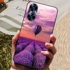 Per Custodia Realme C55 Silicone Morbido TPU Cover Posteriore per Oppo Realme C55 Telefono Globale Custodie Realme C 55 4G 6.72" Protezione Cover Borse