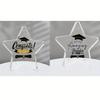 Classic Acrylic Graduation Cap & Greeting Star Decor - "Congrats! You Did It! ""Awesome Remember That!", Perfect for Graduation Party, Classroom Deco