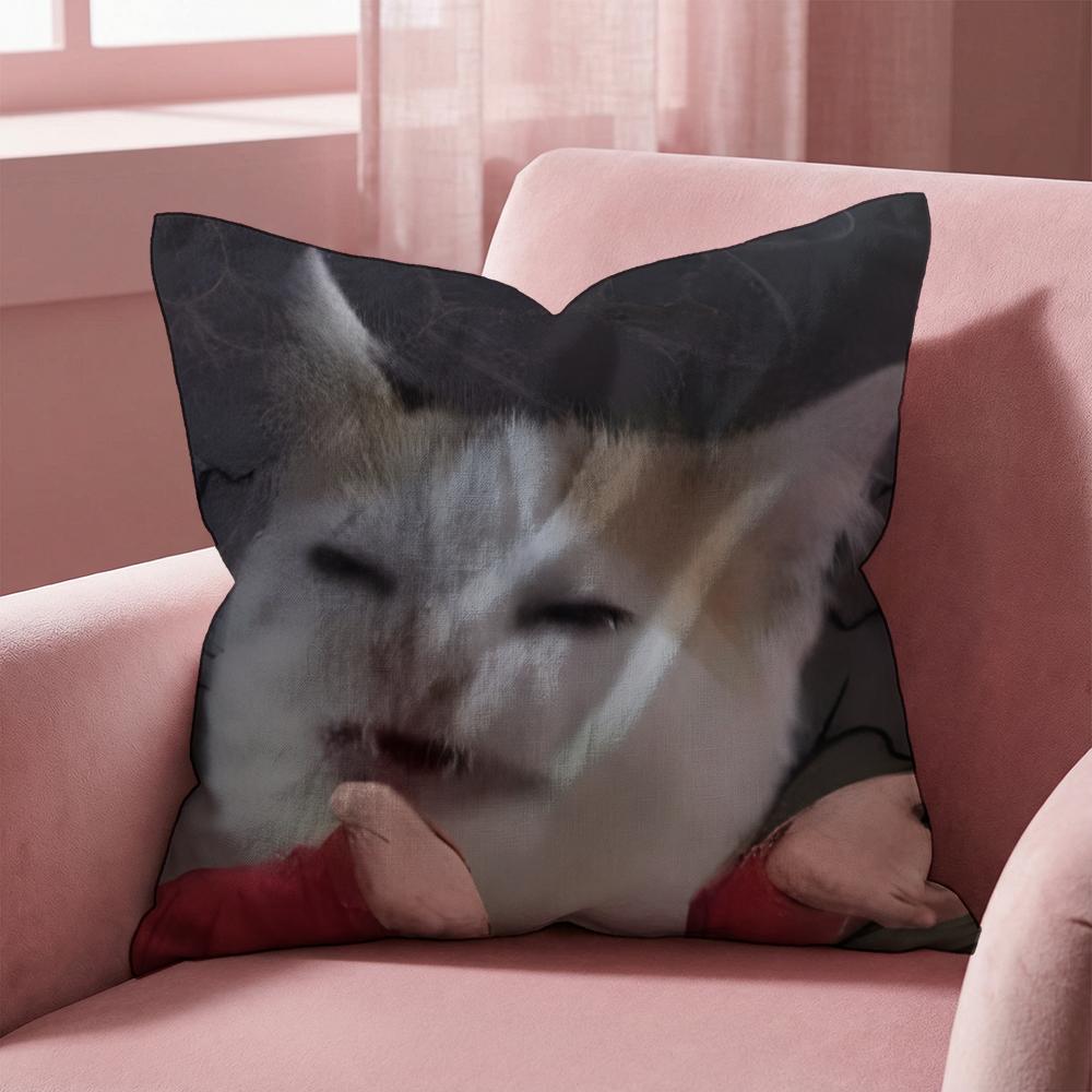Popular emoticons animals Cushion Cover Multi-Scene Pillow Cover for Home & Car - Reversible, Soft & Durable for Daily Use