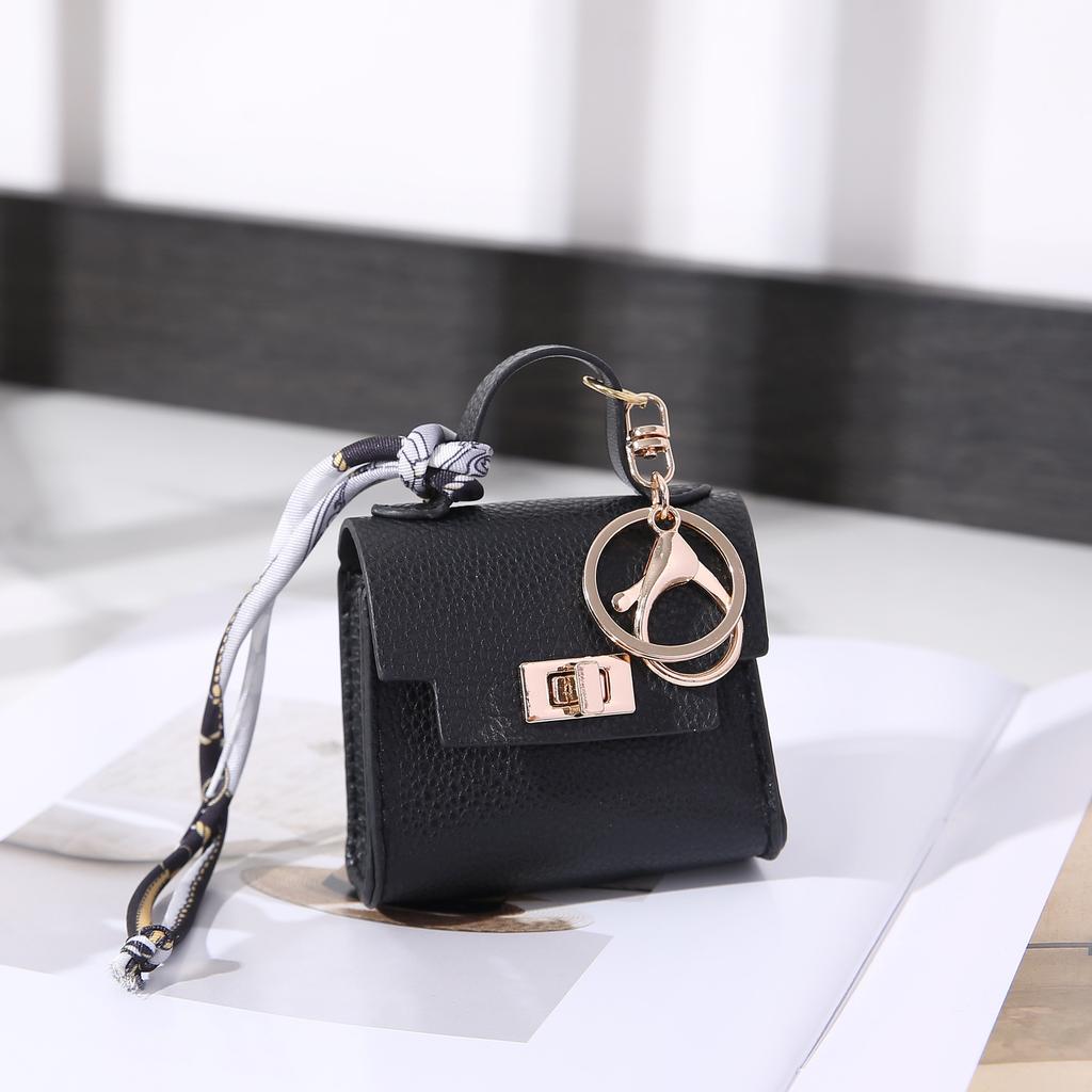 Mini wallet bag hanging house small bag light luxury bag new fashion pendant mouth red envelope earphone key bag