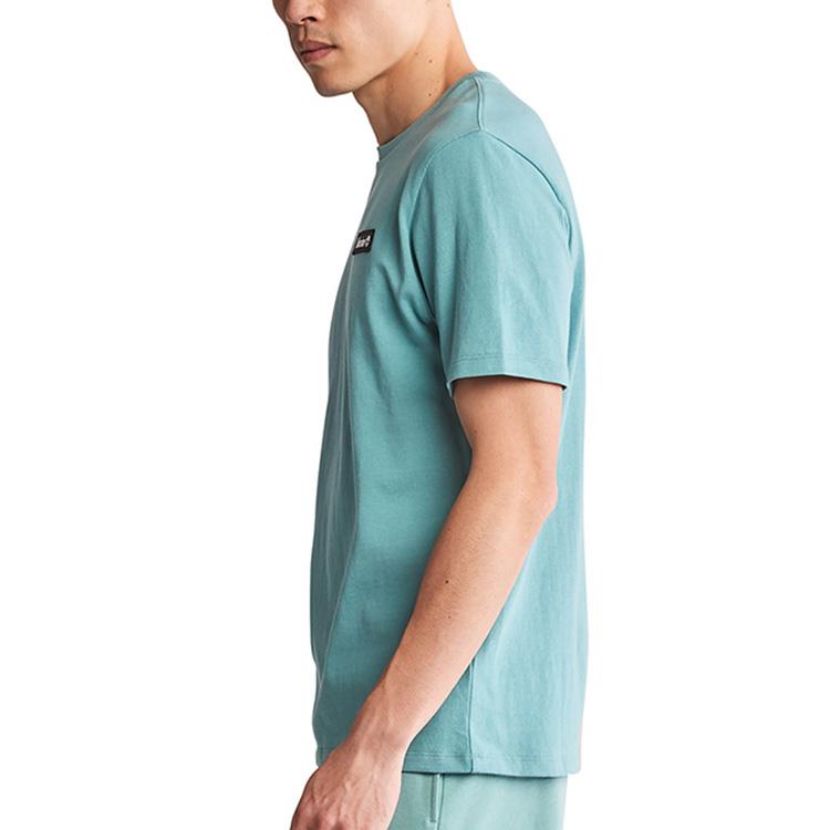 Timberland Casual Breathable Short Sleeve T-Shirt Unisex Tops Mineral-Blue A26S7-G99