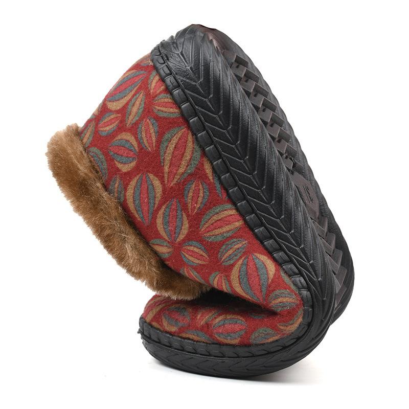 New Cotton-padded and Thickened Shoes for Women, Warm Cloth Shoes for Middle-aged and Elderly Mothers