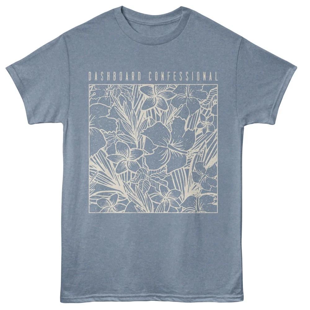 

Dashboard Confessional American Emo Band Floral Drawing Men s T shirt 2XL