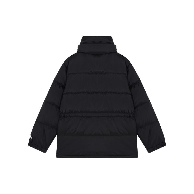 Levis Solid Color Letter Print Stand Collar Long Sleeve Down Jacket Men Outerwear Black A3273-0000