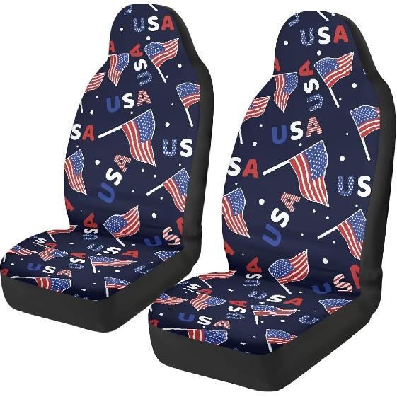 Purple Butterfly Galaxy Auto Car Seat Cover for Cars, Trucks, Vans, SUV, Vehicle Seat Cover Auto Saddle Blankets Driver Seat Protector Covers Full