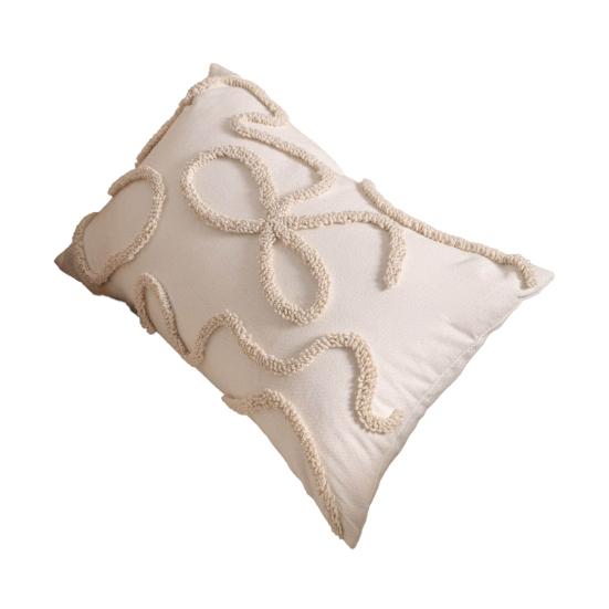 Povlak na polštář 18x18 palců Jednobarevný s třásněmi Neviditelný zip Povlak na polštář Valentýnský polštářek Domácí dekorace