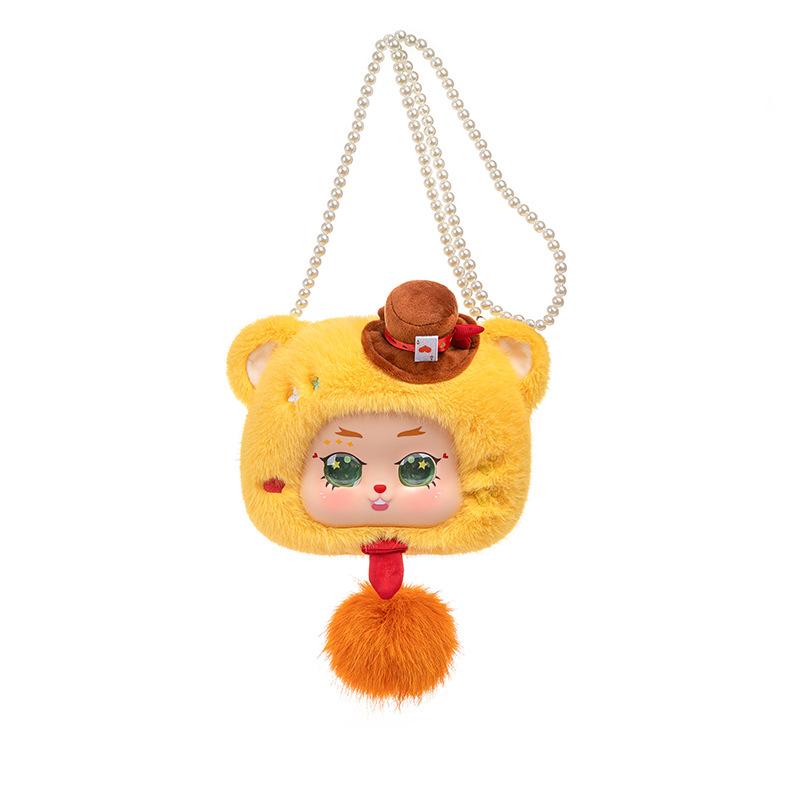 Alice Dreamland Plush Backpack Home Pendant for Girlfriends Birthday Gift Vinyl Face Rag Doll Messenger Bag
