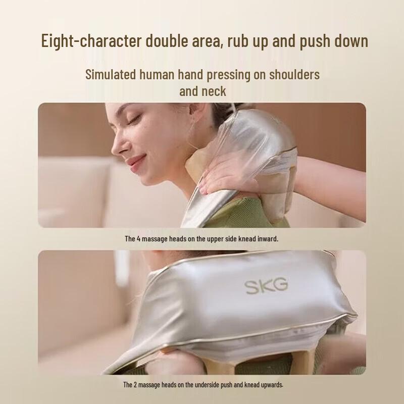 SKG Cervical Neck Massager with Heat CN plug (adapter included)