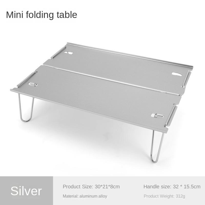 Folding table Small tea table Outdoor picnic folding table Portable small tea table Camping table Aluminum plate small tea table