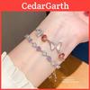 Zirkon Schmetterling Verstellbares Armband Für Damen Mit Elegantem Stil Und Geschenkoption