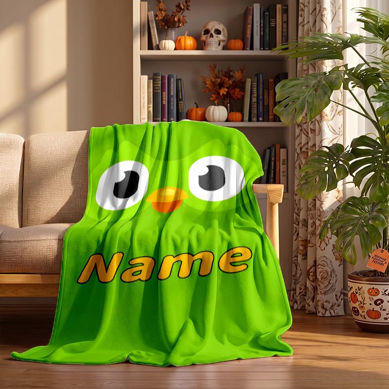 doulingo Custom Flannel Blankets Soft Warm Cozy Throws for Home Decor Holiday Gifts