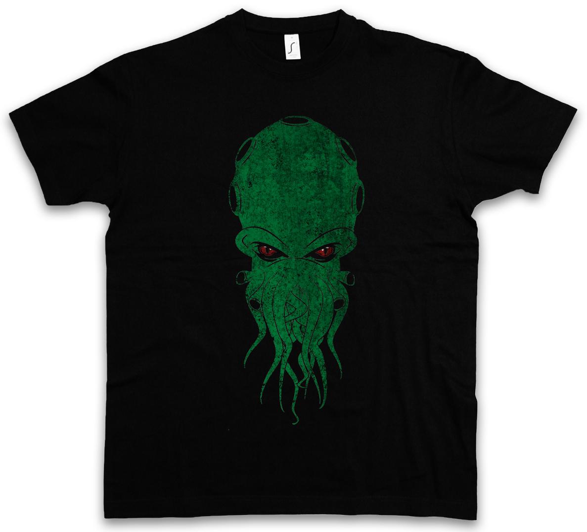 CTHULHU VII T-Shirt Mens Womens Tees Top Wars Horror Arkham H. P. Miskatonic Lovecraft Dunwich S