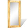 Wall Mirror - Solid Wood - Rectangular 120x60 Cm - Elegant - Interior - Suspended