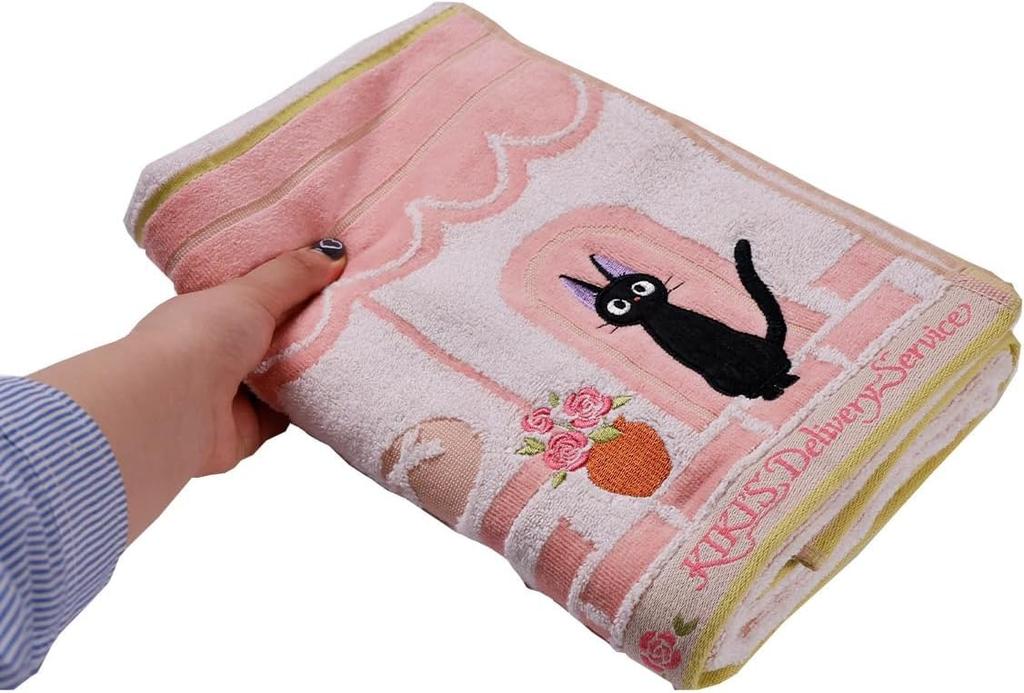 Marushin Ghibli Bade-Lieferung Bade-Charakter-Straße 1005054300 Handtuch, Kikis Lieferservice, Groß, 100% Baumwolle, Merchandise, Geschenk, Geburtstag, Muttertag, Ecke,