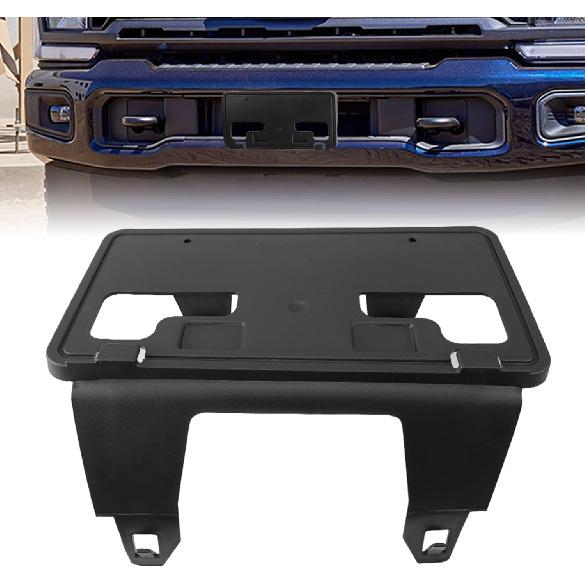 License Plate Frame Compatible With F250 F350 Super Duty  2024 Front Bumper License Plate Bracket Holder Replace FO1068203 PC3Z-17A385-AA