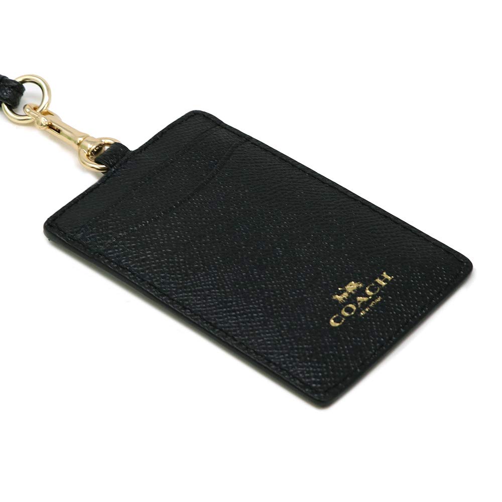 Coach ID Card Case F57311 Signature Case/Pass Women's (IMBLK Black) [Used]