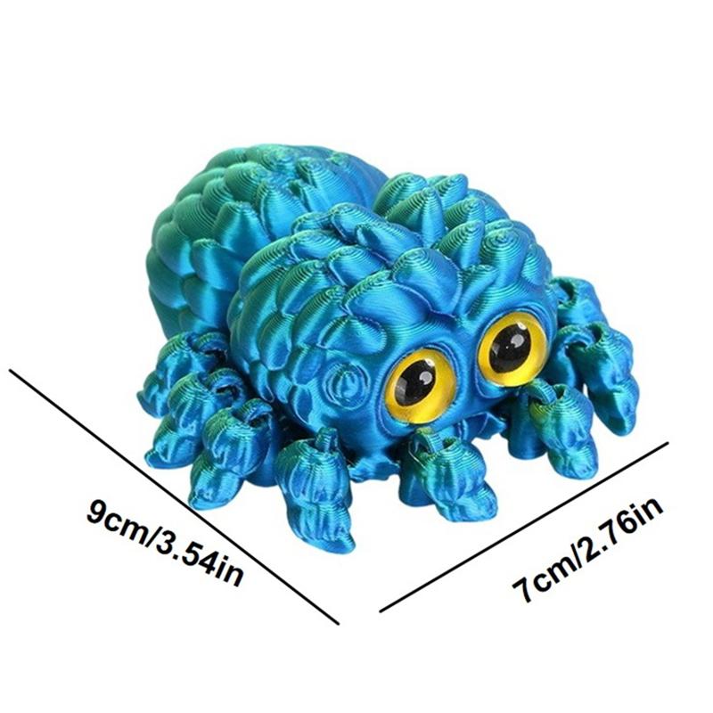 3D Printed Spider Figurine Indoor/Outdoor Decor For Home & Car Perfect For Halloween & Christmas Fidget Toy Gift Desk Toy Home