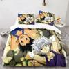 3D Print  Hunter X Hunter Duvet Cover Set Bedding Set Japanese  Twin Queen King Quilt Cover Pillowcases Home Textiles