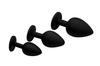 Kit of 3 Dirty Words Plugs - Master Series - Anal Jewelry