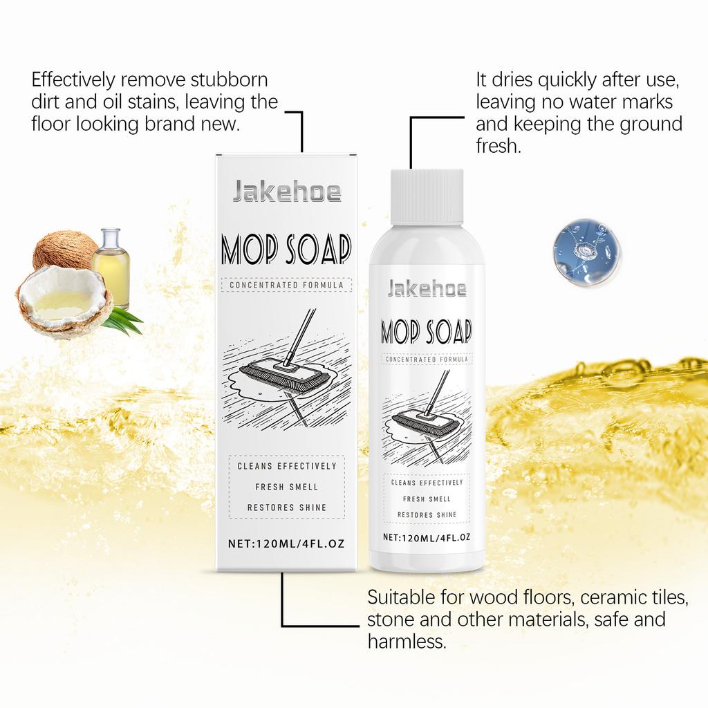 All in One Floor Cleaner Solution Concentrate for Wood Laminate Tile Flooring Daily Mopping Cleaning Shine Renovation Agent