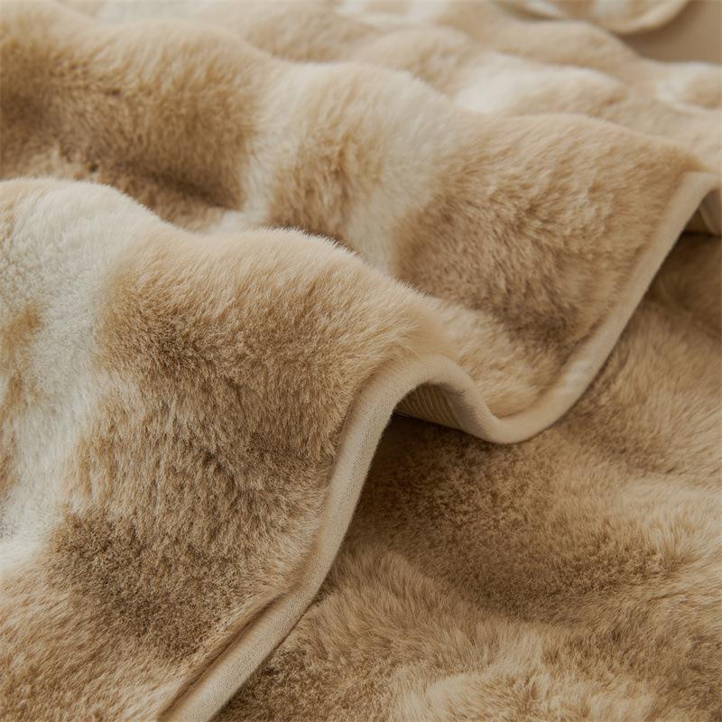 EIFLOY-Colorful Winter Faux Rabbit Fur Sofa Cover, Plush Corner Couch Slipcover, Thick Furniture Protector, Non-slip, Super Soft