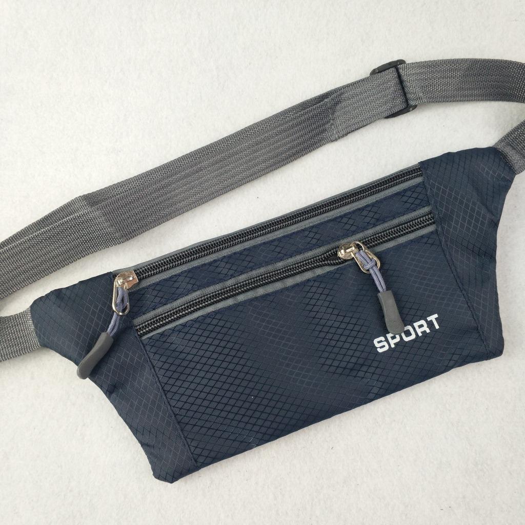 

Многофункциональная тонкая поясная сумка для бега - Доступно 8 цветов темно-синий