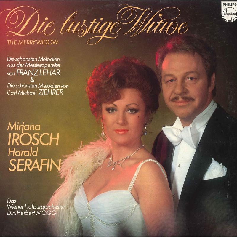 

LP Record MIRJANA IROSCH, HARALD SERAFIN, WIE - Merry WIDOW 27PC63 PHILIPS Japan Classical Used