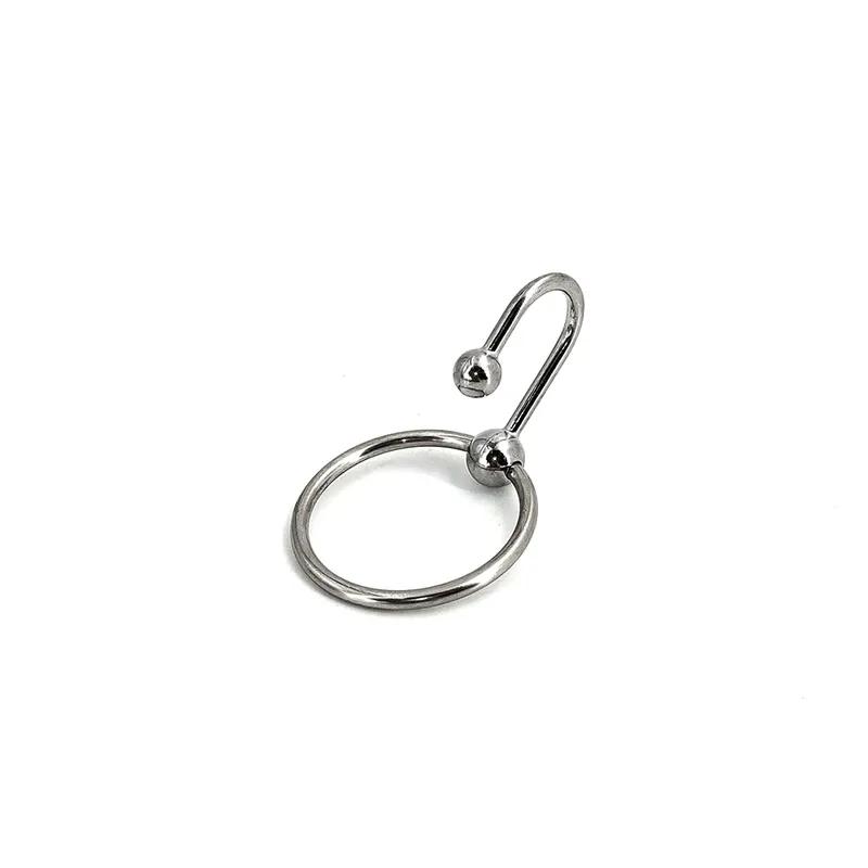 Male Sex Delay Glans Ring Metal Bead Penis Rings Stimulator Irritation Urethral Dilators Cock Ring Penis Plug Sex Toy For Men