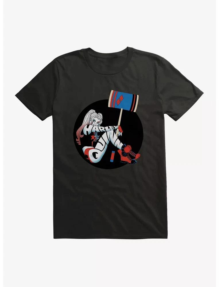 Comics BatUnisex Harley Quinn Circle Photo T Shirt Size S 4XL Gift For Friends S