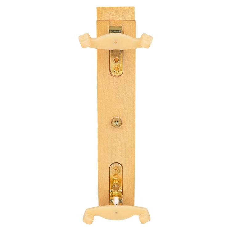 Professional 4/4 Violin Shoulder Rest Wood Texture Professional Violin Accessories Adjustable Stand with Comfort Padding