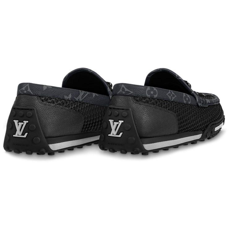 Louis Vuitton Racer Moccasins Shoes 'Black' 1AAQVV