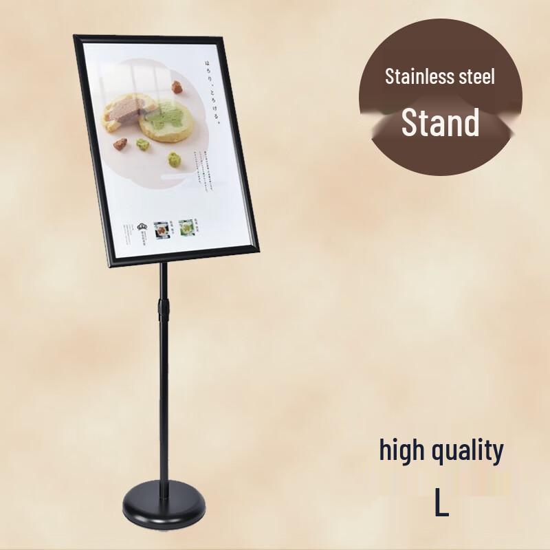 Stainless Steel Standing A4 Display Sign