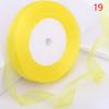 38Meter/Roll 1.5Cm Sheer Chiffon Ribbon For Handmade Bow Craft Wedding Christmas Decoration Diy Card Gift Wrapping