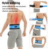 Unisex Weightlifting Waist Supporter Protector Belt Elastic Brace Sports Running Squats Blue XL