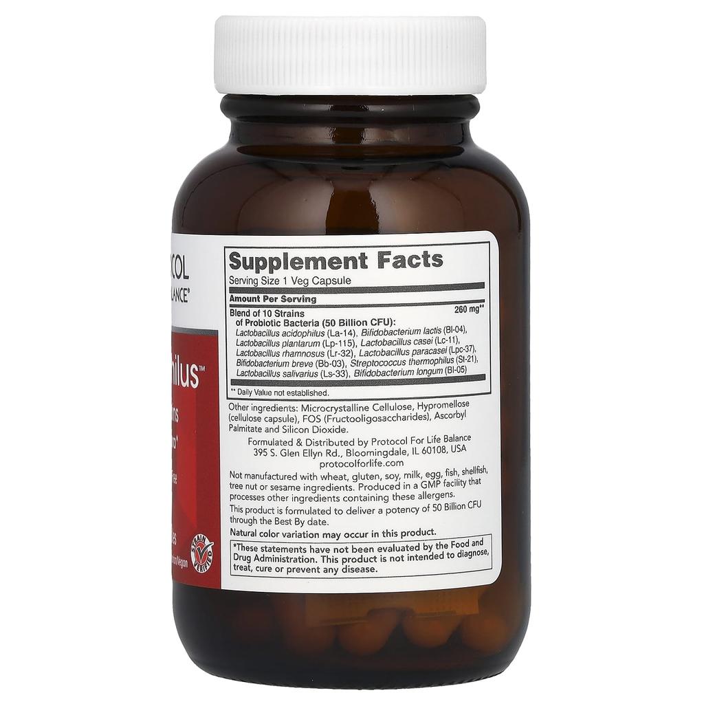 Protodophilus, 50 Billion, 50 Veggie Capsules