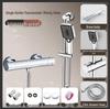 TLXT Round Thermostatic Shower Mixer with Hand Spray